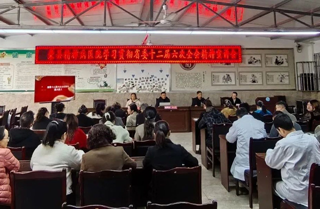 荣县第三人民医院党支部组织开展省委十二届六次全会精神宣讲